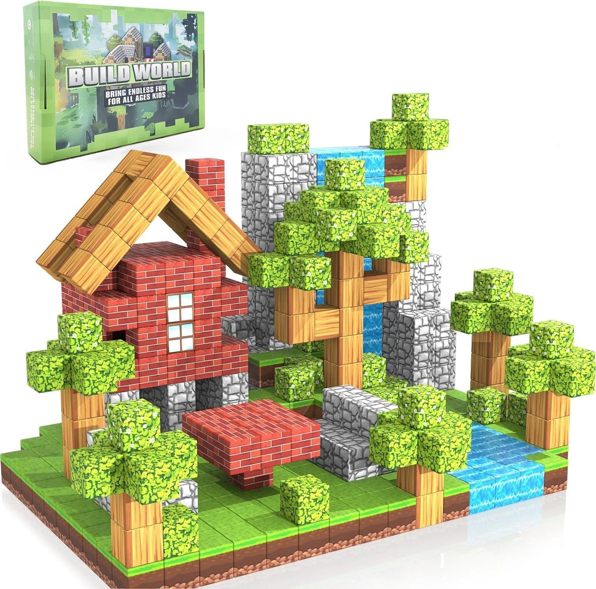Creative Play | Magnetic Building Blocks Set for Kids with STEM Learning | Safe Educational Gift for Imagination