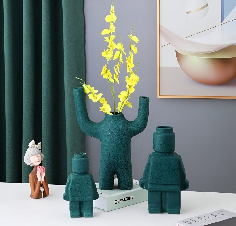 Creative Robot Plant Pot – Versatile Decorative Planter in Playful Design