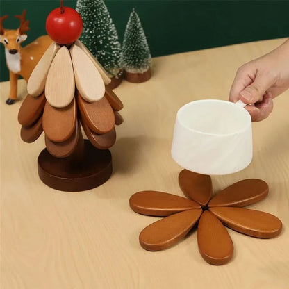FORESTLIVA – Decorative Wood Insulation Pad for Hot Cookware