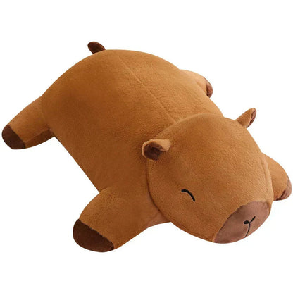 Cuddly Capybara Plush Toy | Giant Support Pillow with Soft Fluffy Fabric | Ideal Comfort for Relaxation and Gifting