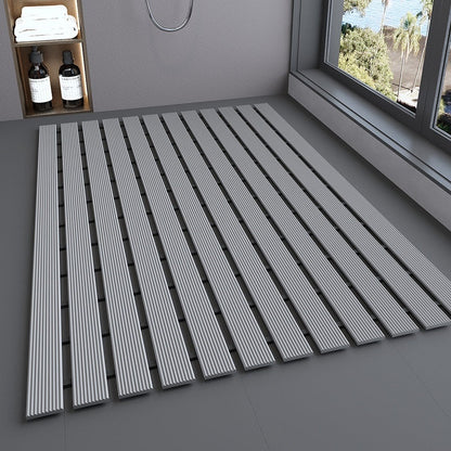 Customizable Non Slip Bath Mat with Quick Drainage Grooves | Safe Shower Mat for Ultimate Security