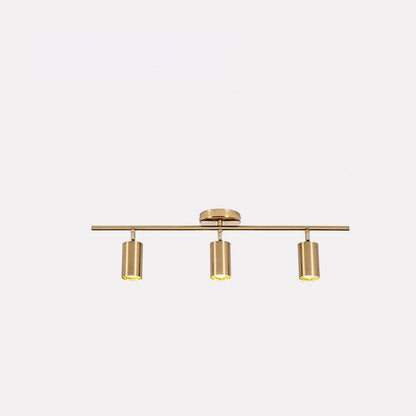 Pivoting Metal Track Spotlight Fixture 350° Swivel Wall & Ceiling Mount LED Accent Light for Living Room Bedroom Kitchen Gallery Art Display