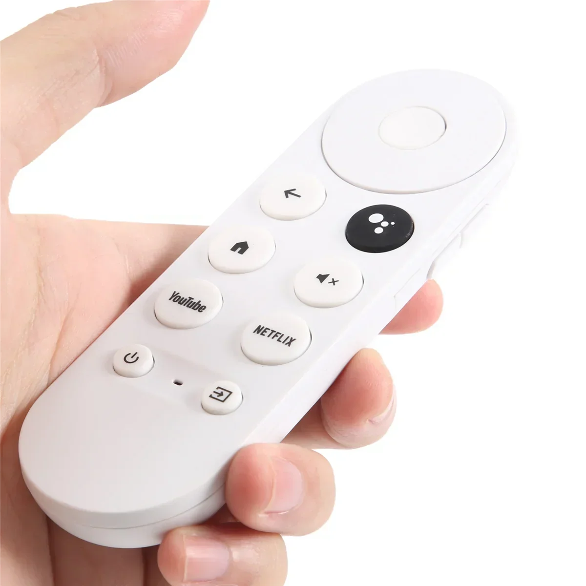 Streaming Device Remote Control for Google Chromecast 4K with Voice Search & Quick Launch Buttons