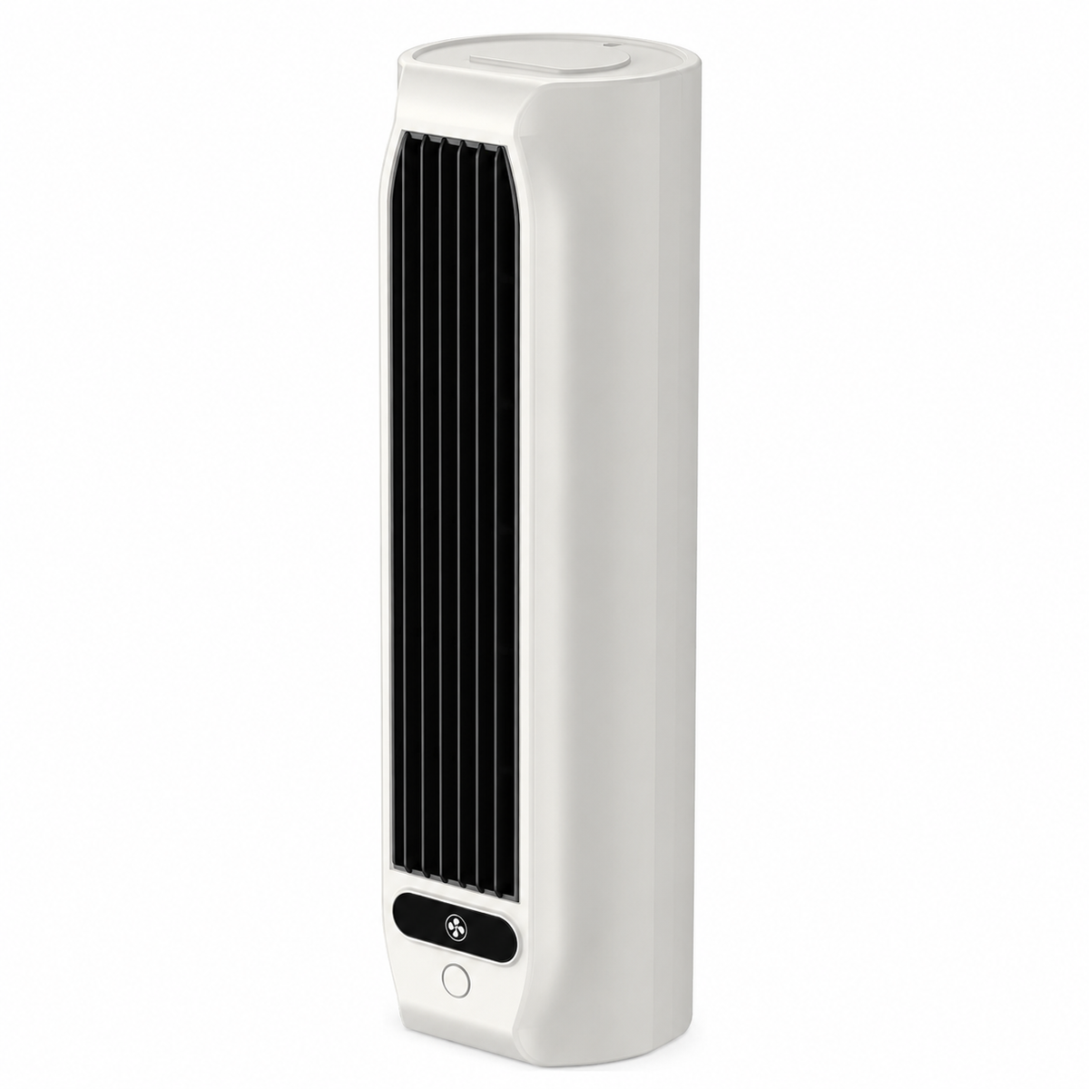 Compact Personal Cooler – Rechargeable Portable Cooling Fan with USB Charging, Bladeless Design, Wall Mountable, 2000 mAh Battery for