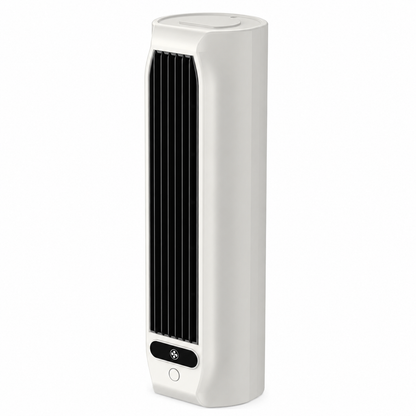 Rechargeable Personal Cooler Fan with Battery, Cordless Portable Cooling Device for Desk, Bedroom, Car & Travel, Quiet Bladeless Air