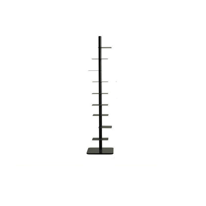 Tower Storage Rack 9-Tier Vertical Shelving Unit for Organizing Books Files Office Supplies Multicolor Steel Frame 68.5 in Tall 15.75 in Wid