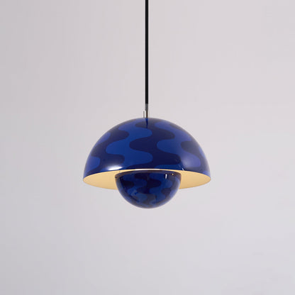 Geometric Aluminum Hanging Fixture 9 Inch Matte Modern Overhead Illumination for Kitchen Dining Room Entry