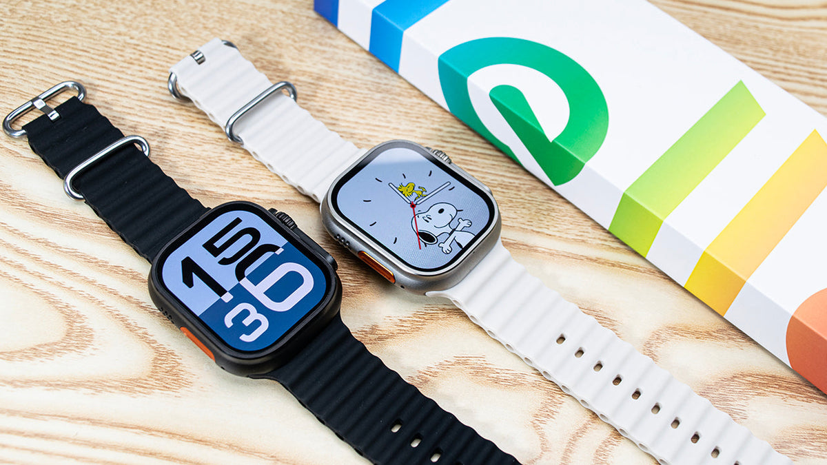Smart Watch for Android with Sports Modes, Fitness Smartwatch with AMOLED Display, Heart Rate and Sleep Monitoring