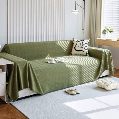 Dazzle Sofa Cover - Breathable Chenille, Geometric Design, Pet Friendly