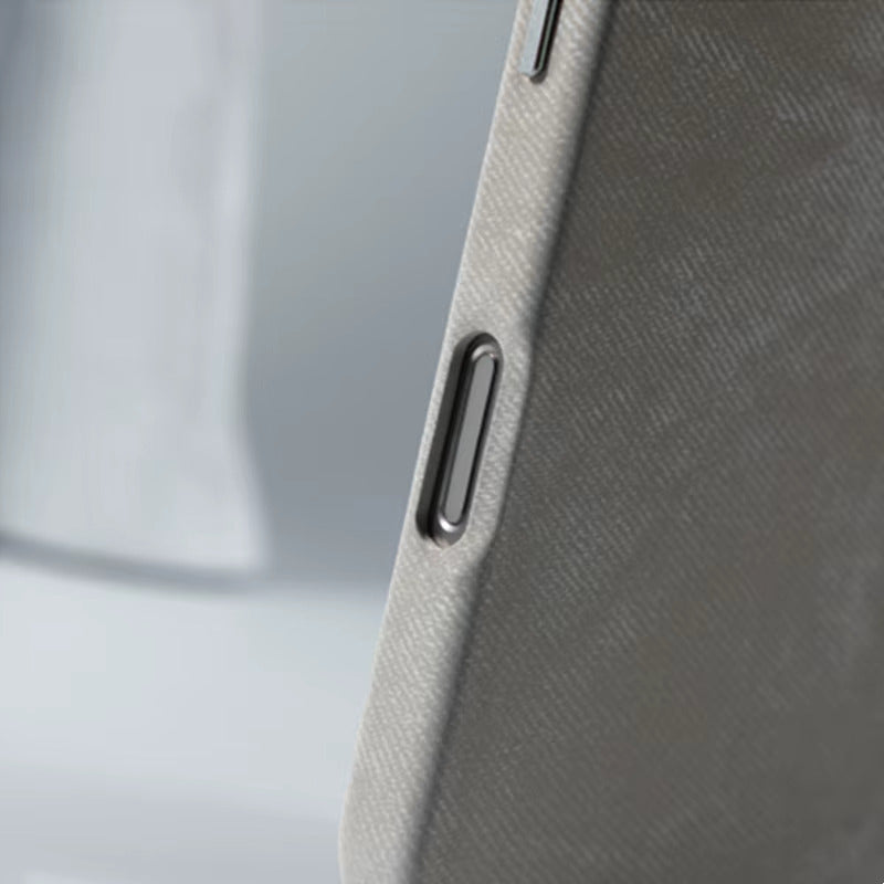 Fabric-Wrapped Phone Case with Wireless Charging for iPhone 13-17 Series – Anti-Fingerprint Protective Cover