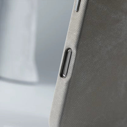 Fabric-Wrapped Phone Case with Wireless Charging for iPhone 13-17 Series – Anti-Fingerprint Protective Cover