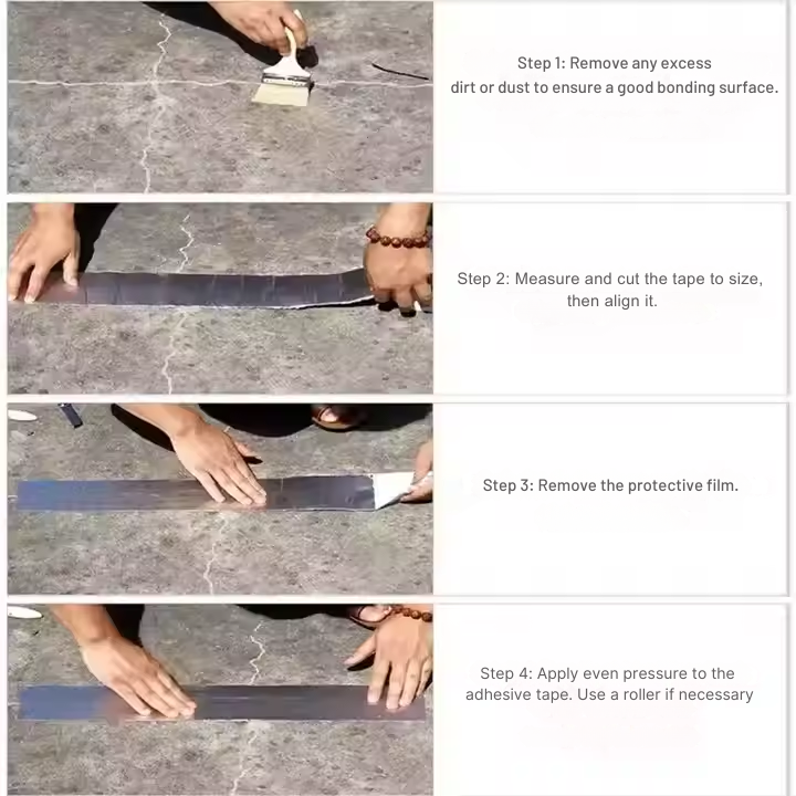 Waterproof Repair Tape for Pipes Leaks Cracks Roofs Multi-Surface Adhesive Flexible Indoor Outdoor Use DIY Home Garage Workshop Construction