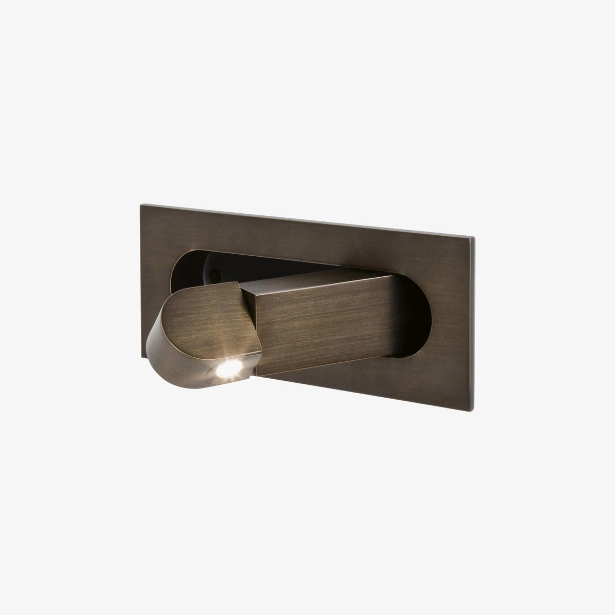Pivoting LED Bedside Sconce with Push-Button Control for Focused Night Reading in Compact Spaces