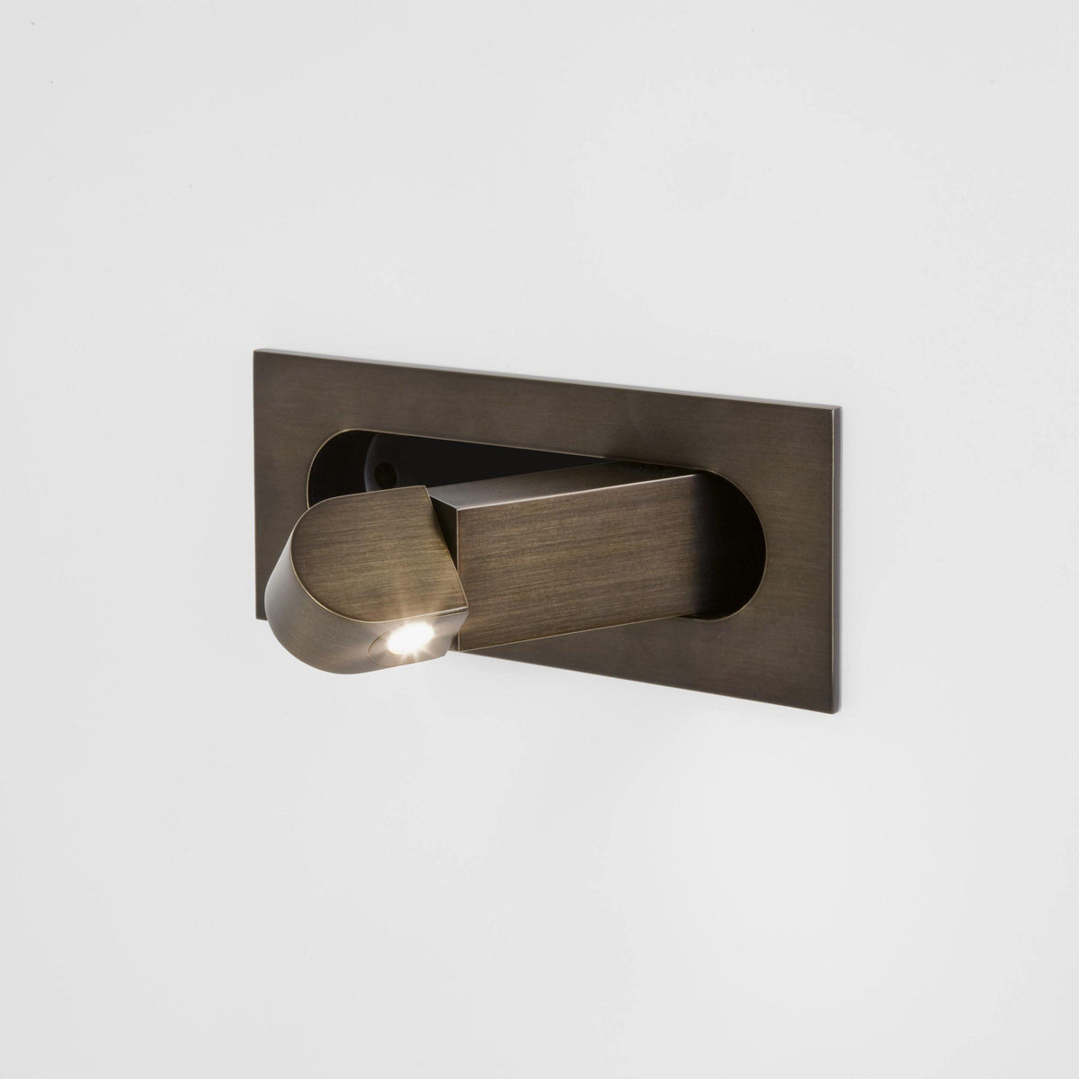 Adjustable LED Bedside Reading Light Wall Mount with Push Button Control – Space-Saving Swing Arm Design in Multiple Finishes