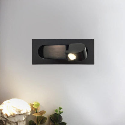 Pivoting LED Bedside Sconce with Push-Button Control for Focused Night Reading in Compact Spaces