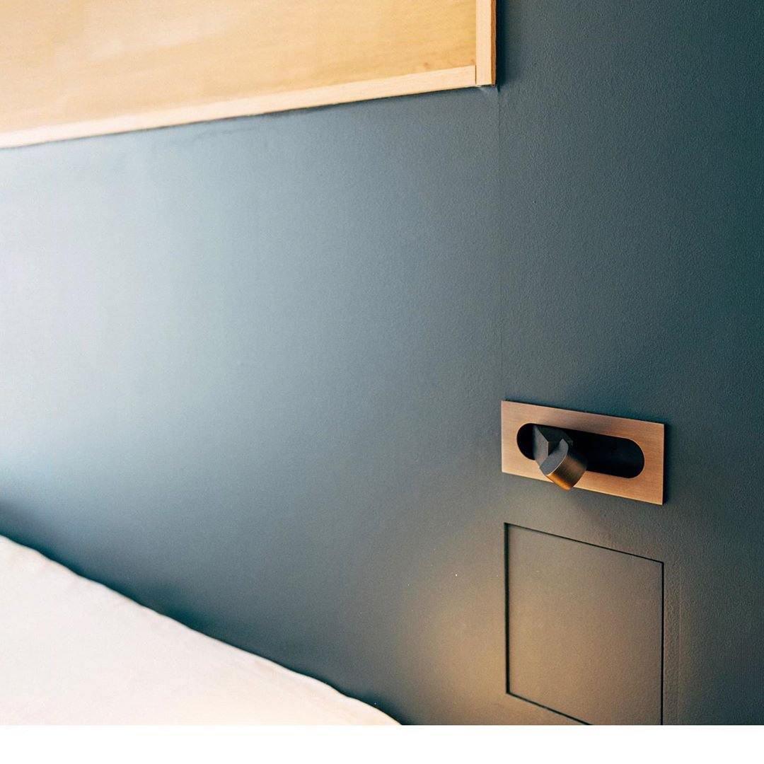 Pivoting LED Bedside Sconce with Push-Button Control for Focused Night Reading in Compact Spaces