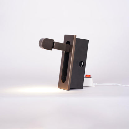 Pivoting LED Bedside Sconce with Push-Button Control for Focused Night Reading in Compact Spaces