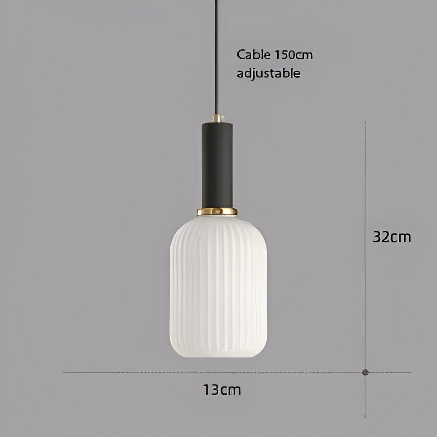 Tinted Glass Drop Ceiling Fixture E27 Socket 12 in Shade for Dining Room Kitchen Island Bar Lounge Adjustable Cord Scandinavian Inspired Hom