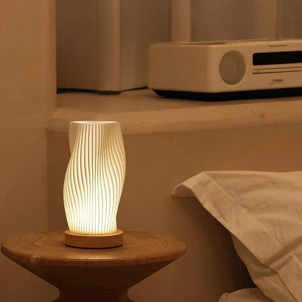 Dimmable Table Lamp with USB Charging – Stylish Desk and Bedside Lamp for Bedroom and Nightstand