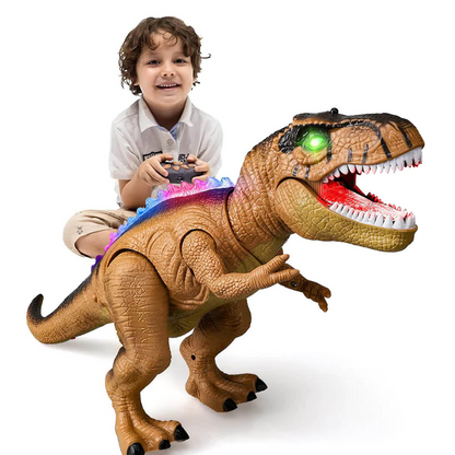 Ortekor Dino Explorer | Remote Control Dinosaur Toy with Realistic Walking & Roaring Sounds | Interactive Fun for Kids