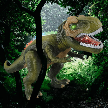 Ortekor Dino Explorer | Remote Control Dinosaur Toy with Realistic Walking & Roaring Sounds | Interactive Fun for Kids