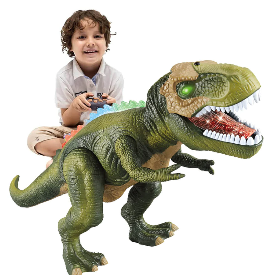 Ortekor Dino Explorer | Remote Control Dinosaur Toy with Realistic Walking & Roaring Sounds | Interactive Fun for Kids