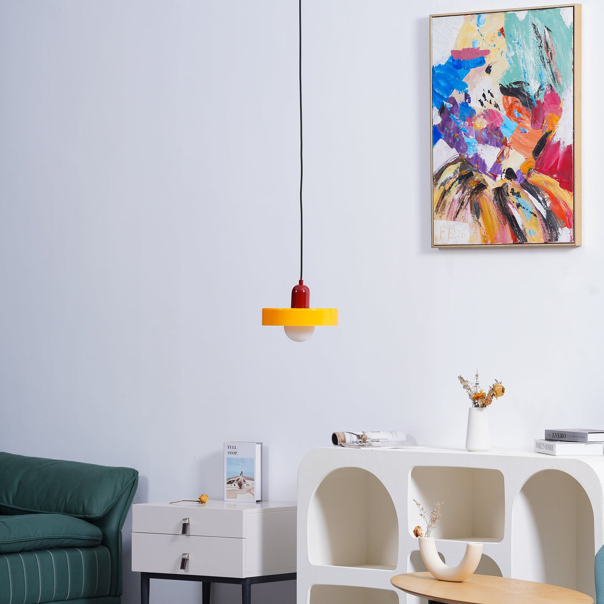 Frosted Glass Globe Ceiling Light 10 Inch Semi-Flush Mount LED Fixture for Bedroom Kitchen Hallway Low Profile Indoor Lighting