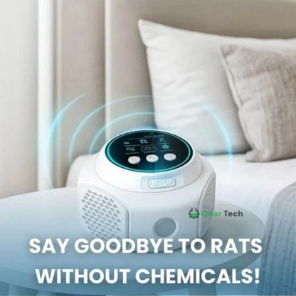 Plug-In Ultrasonic Rodent Deterrent for Indoor and Outdoor Use