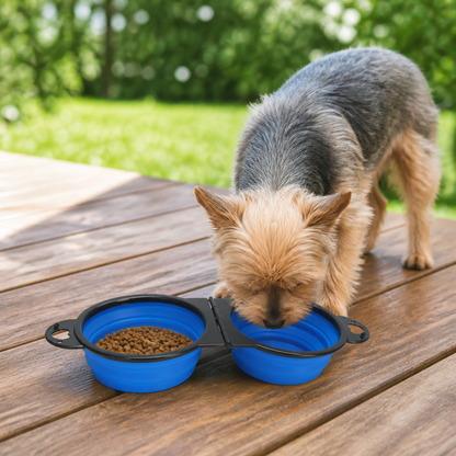 Ortekor 2-In-1 Collapsible Travel Bowl (Hangable)