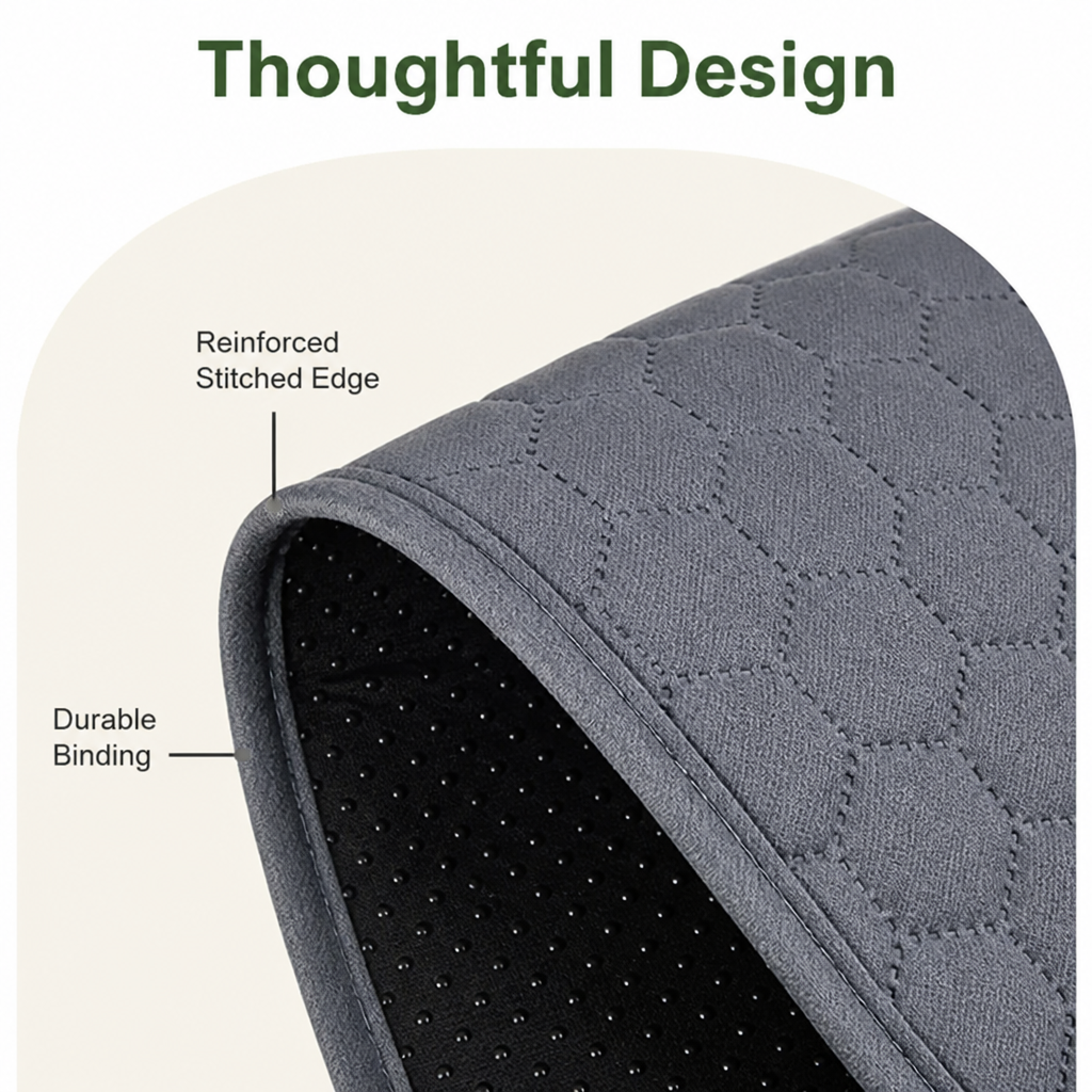 Ortekor 4-Layer Ultra Absorbent Waterproof Non-Slip Pet Mat