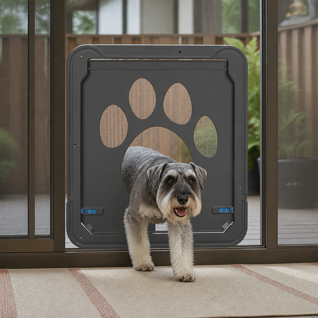 Ortekor 4-Way Lockable & Insulated ABS Pet Door