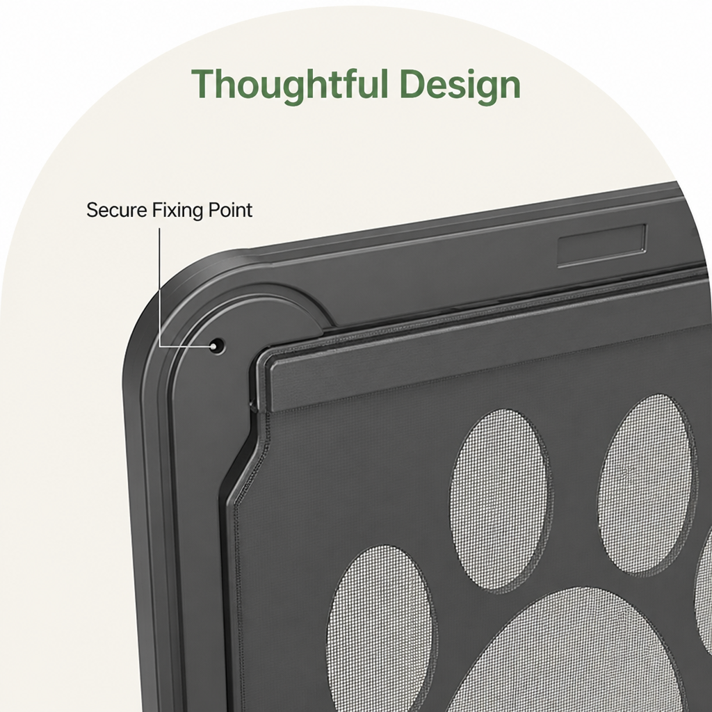 Ortekor 4-Way Lockable & Insulated ABS Pet Door