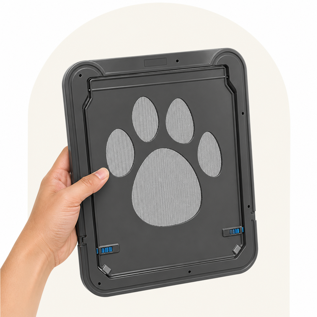 Ortekor 4-Way Lockable & Insulated ABS Pet Door