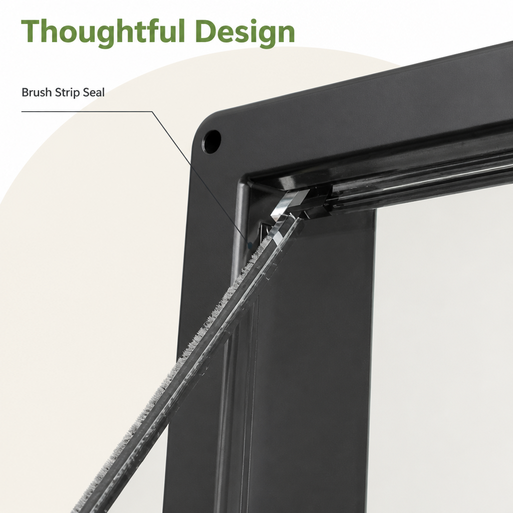 Ortekor 4-Way Locking Weatherproof Pet Door