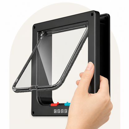 Ortekor 4-Way Locking Weatherproof Pet Door