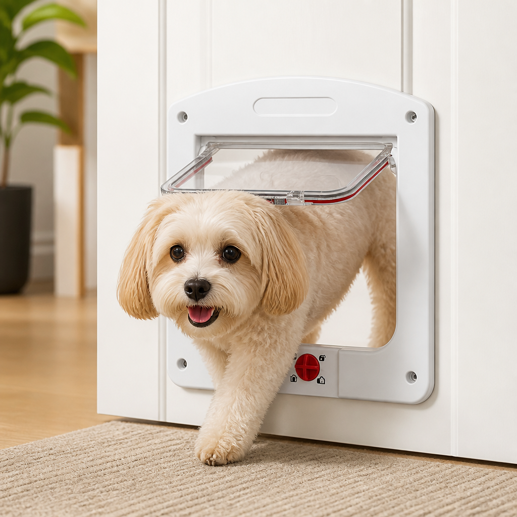 Ortekor 4-Way Locking & Weatherproof Pet Door