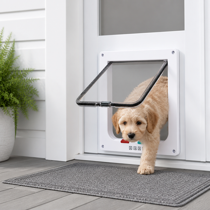 Ortekor 4-Way Security Cat & Small Dog Flap Door