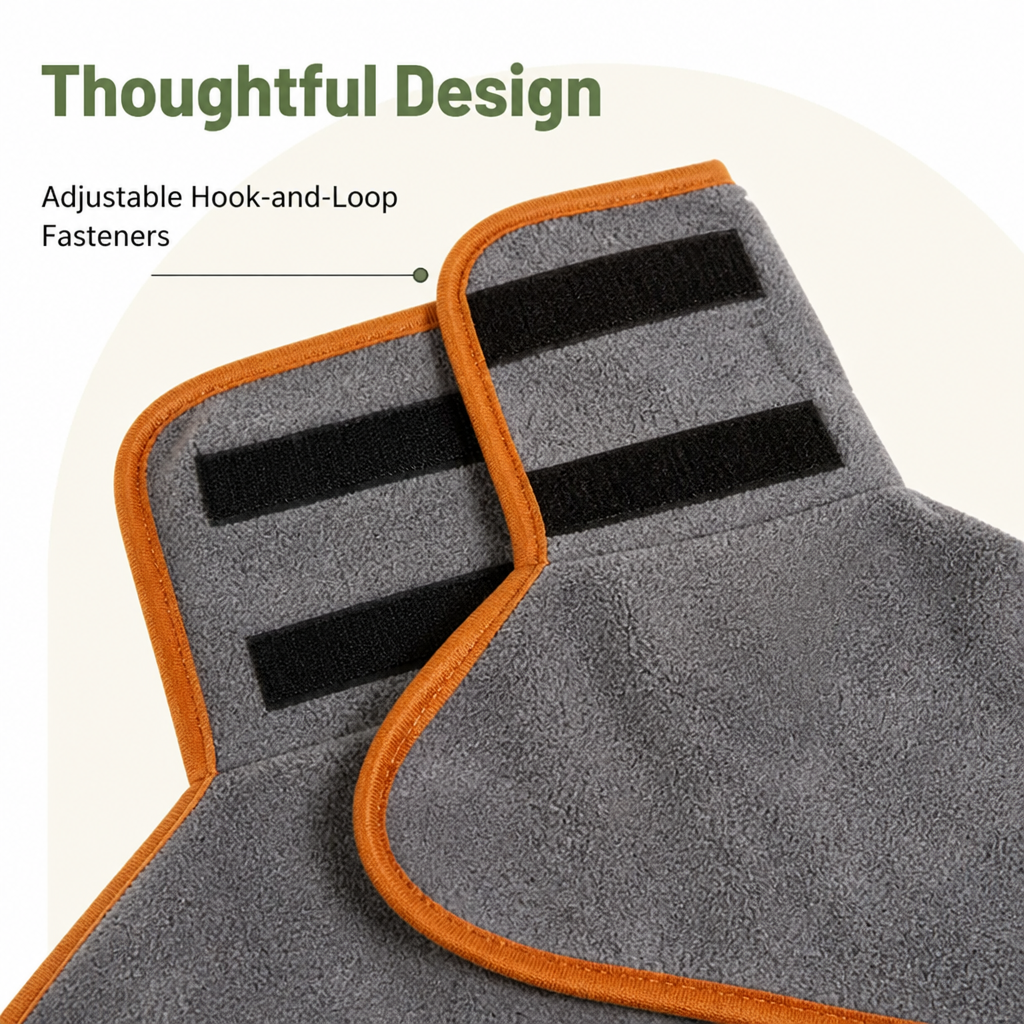 Ortekor Absorbent & Quick-Dry Full-Body Pet Bathrobe (Hooded)