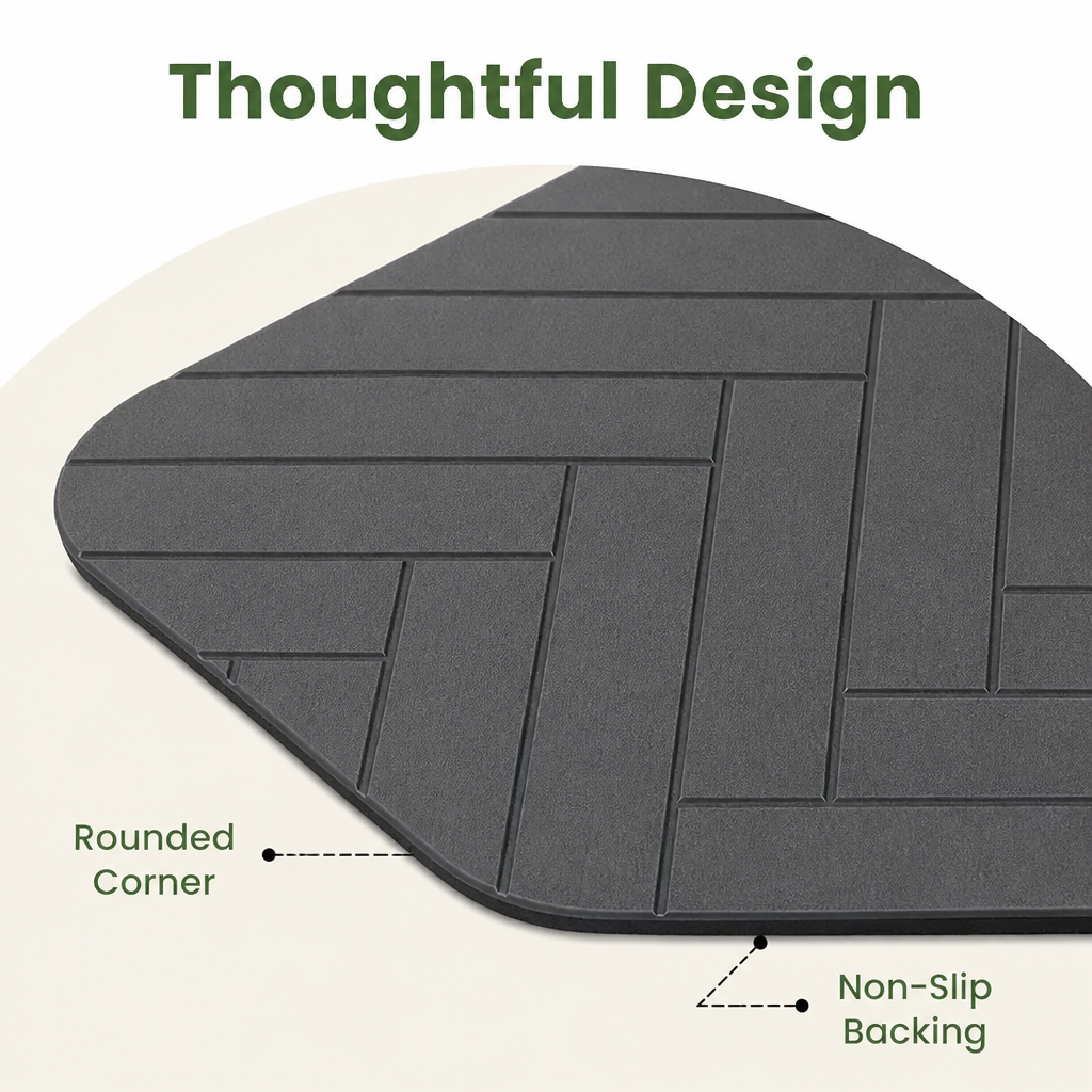 Ortekor Absorbent Quick-Dry Non-Slip Pet Feeding Mat