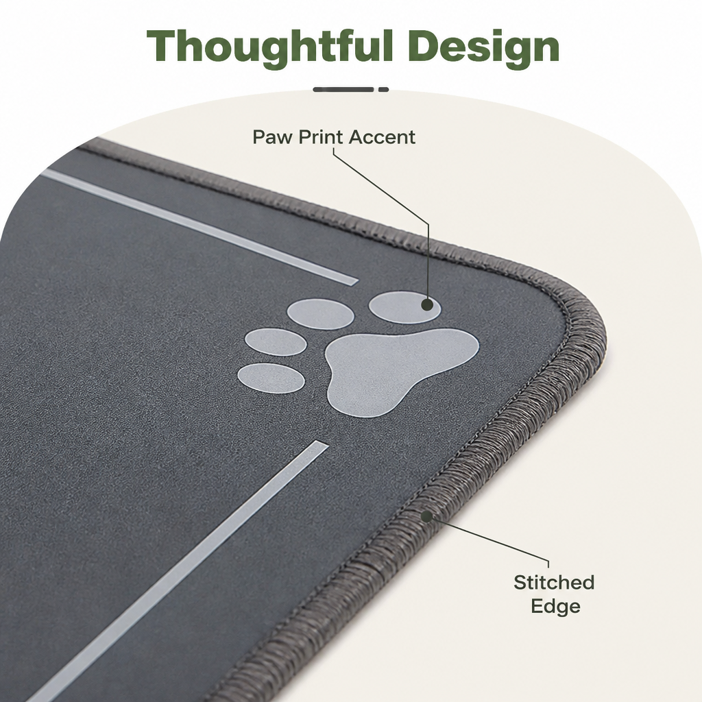 Ortekor Absorbent Quick-Dry & Non-Slip Pet Feeding Mat