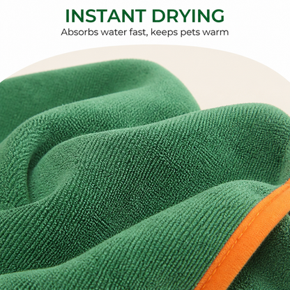 Ortekor Adjustable Absorbent Microfiber Pet Bathrobe