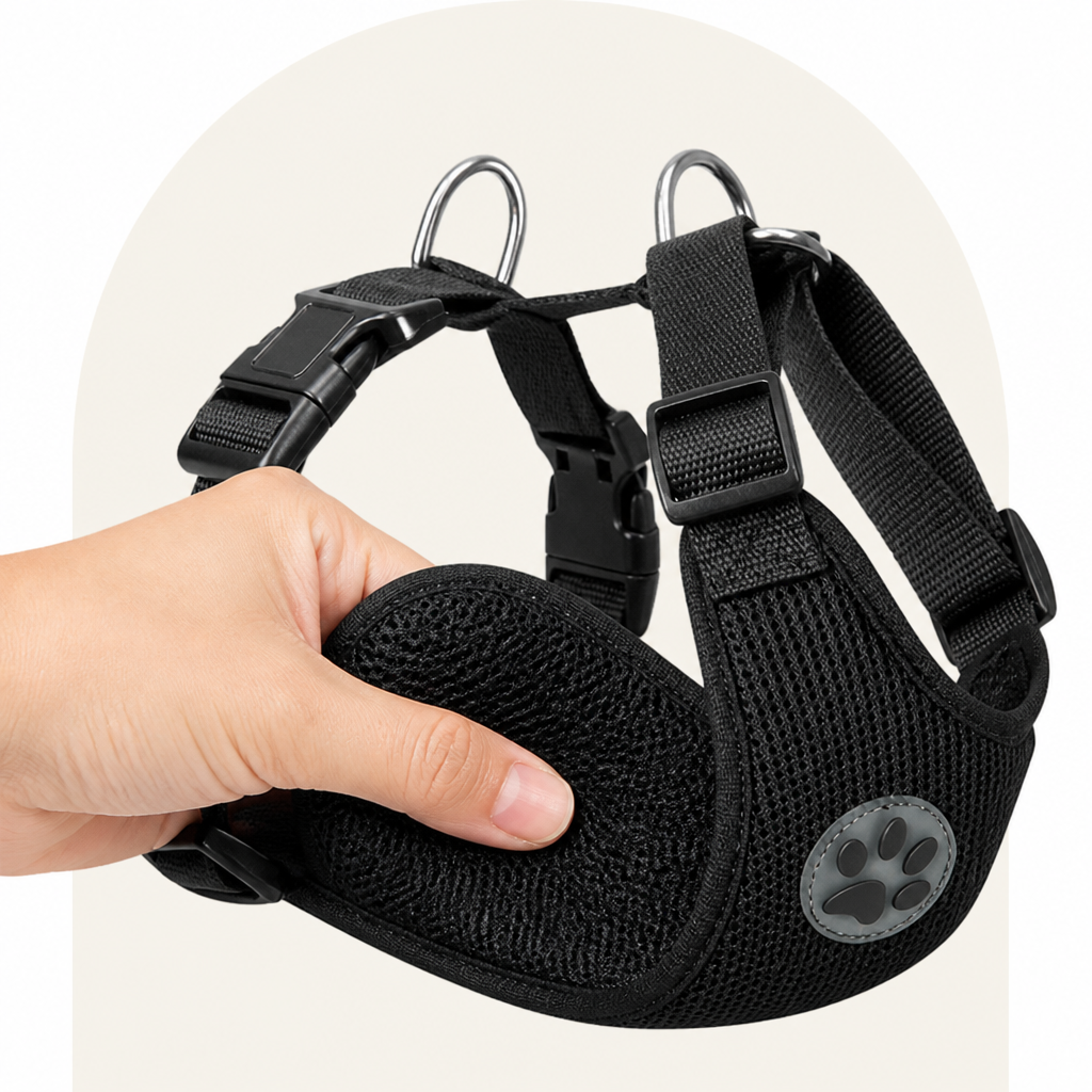 Ortekor Adjustable Breathable Mesh Dog Car Safety Harness