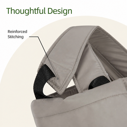 Ortekor Adjustable Crossbody & Hard-Bottom Pet Carrier