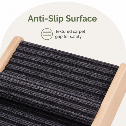 Ortekor Adjustable & Foldable Anti-Slip Dog Ramp