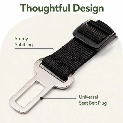 Ortekor Adjustable Nylon & Metal Buckle Car Seat Belt