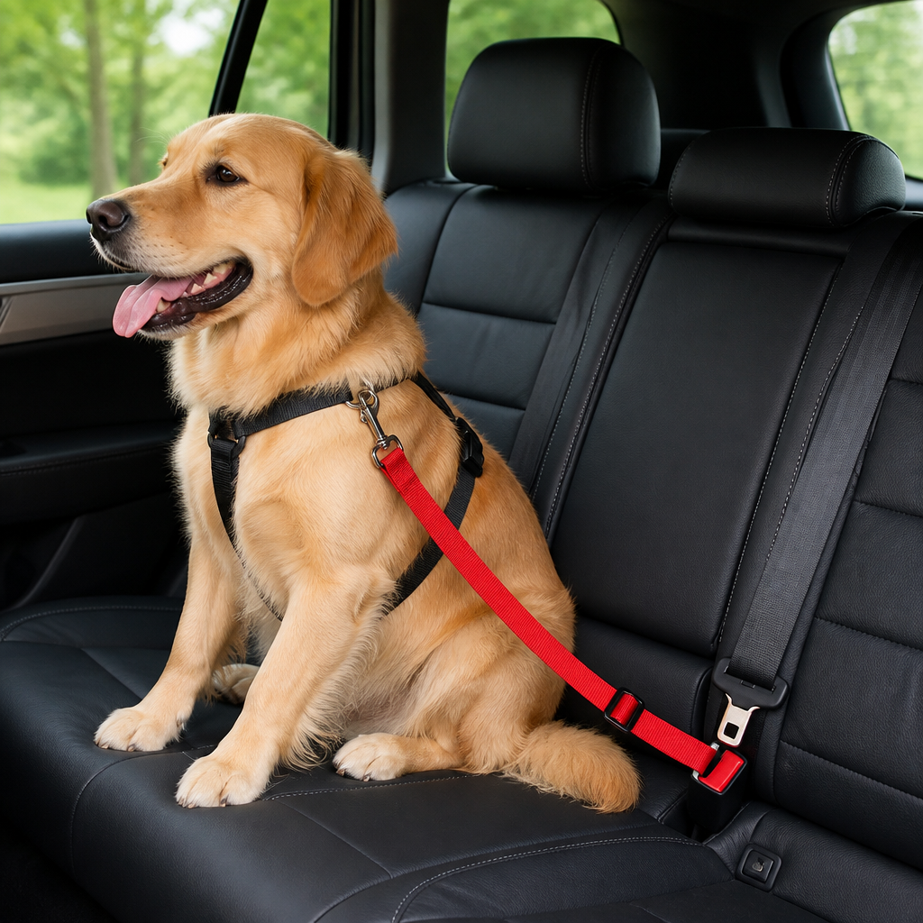 Ortekor Adjustable Nylon & Zinc Alloy Car Seat Belt