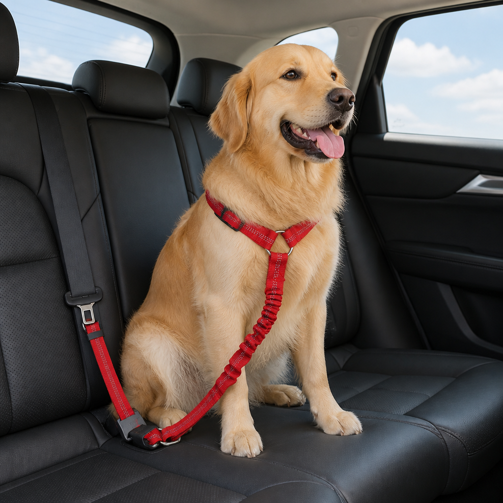 Ortekor Adjustable Reflective Quick-Release Car Safety Belt