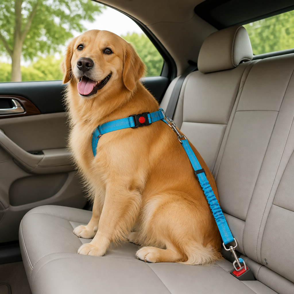 Ortekor Adjustable Reflective Quick-Release Car Safety Belt