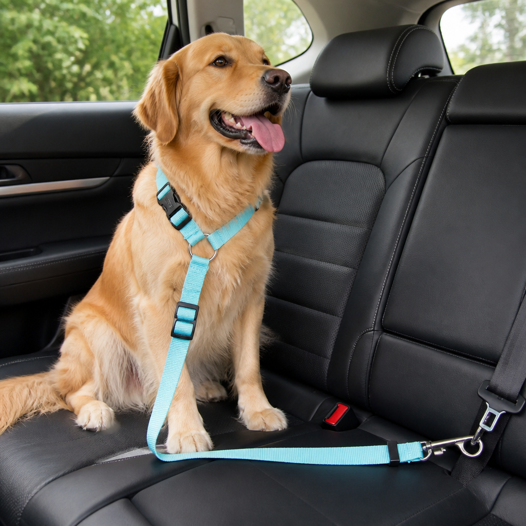Ortekor Adjustable Reflective Quick-Release Car Safety Belt