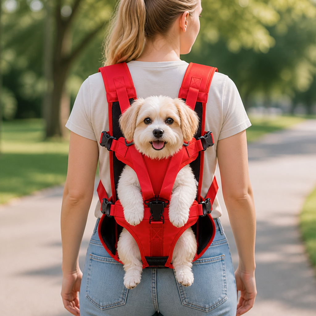 Ortekor Adjustable Straps & Breathable Mesh Front Carrier Backpack